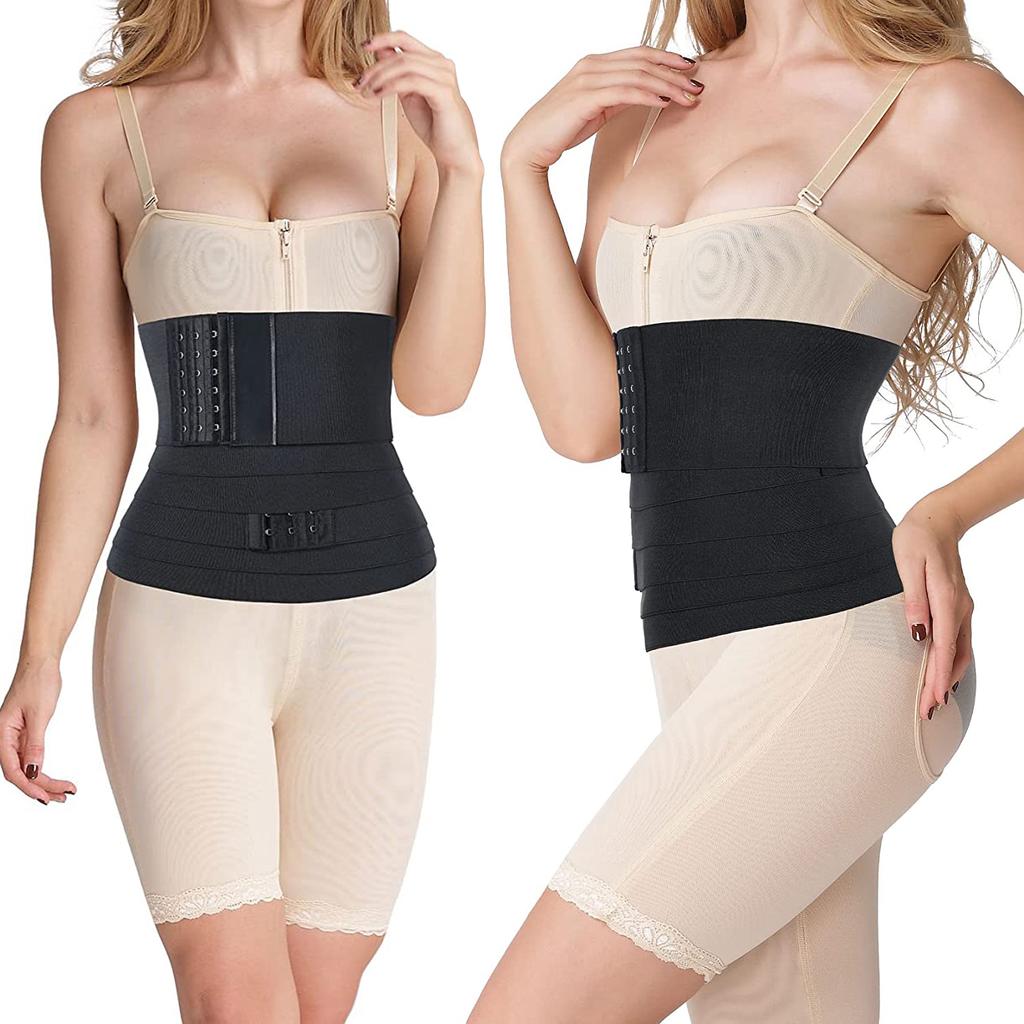 Пояс-утягиватель для женщин больших размеров Waist Trainer Trimmer Tummy Control Wrap Women Stomach Warp Slimming Shapewear