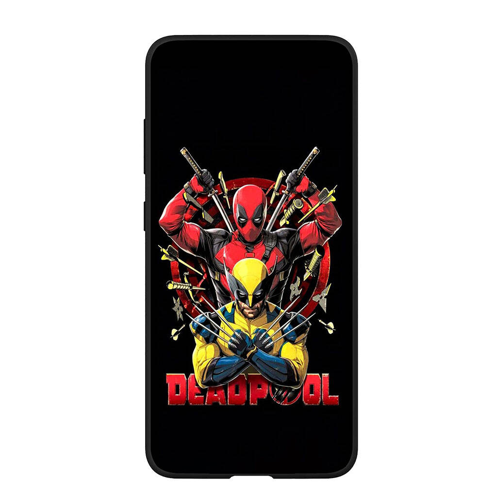 Phone Case for Samsung Galaxy S25 S23 S22 S21 S24 Ultra FE A05 A06 A15 A16 A36 A37 A35 A54 A55 A56 A57 A25 A26 A53 A17 Marvel Wolverine Deadpool Cover