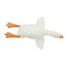 Stuffed Animal Toy Big White Goose Shape Simulation Design Cute Beautiful Soft Comfortable Plush