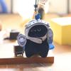 Soft Stuff Knight Cat Plush Doll Cartoon Keyring Black Cat Stuffed Toy  Children