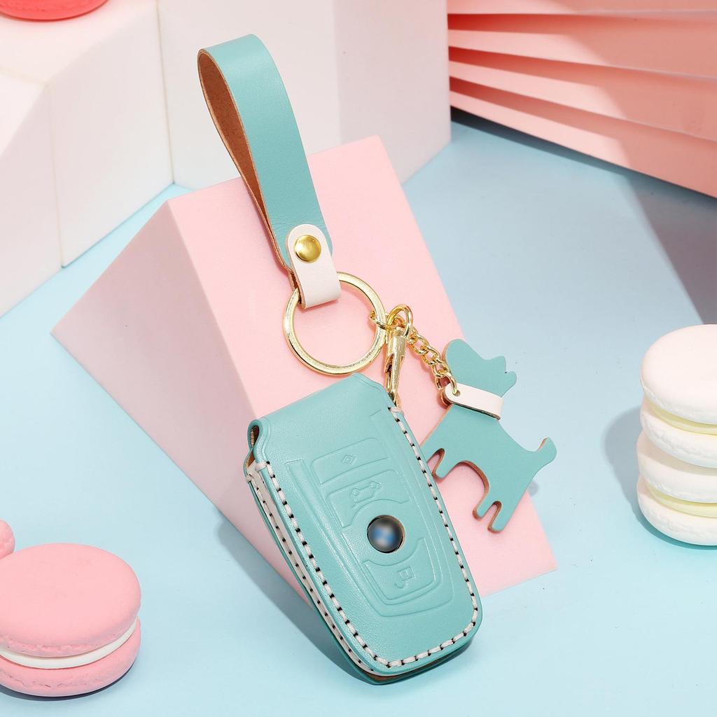 Чехол для ключа и цепочка BMW для 1, 3, 5, 7 серии, X1, X3, X5 - 1 шт.