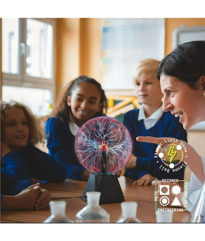 Магический плазменный шар лампа сенсорный стеклянный светодиодный ночник атмосферные огни рождественская вечеринка декор для спальни подарок на день рождения ребенка игрушка