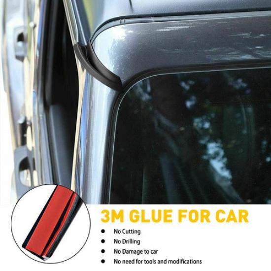 Water Rain Diverters Gutter Extension Accessories For Jeep Wrangler JK 2018-