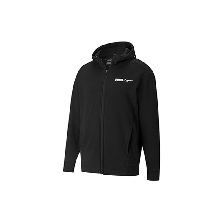 Puma Утепленная мужская куртка с капюшоном на флисовой подкладке, черная 84652801