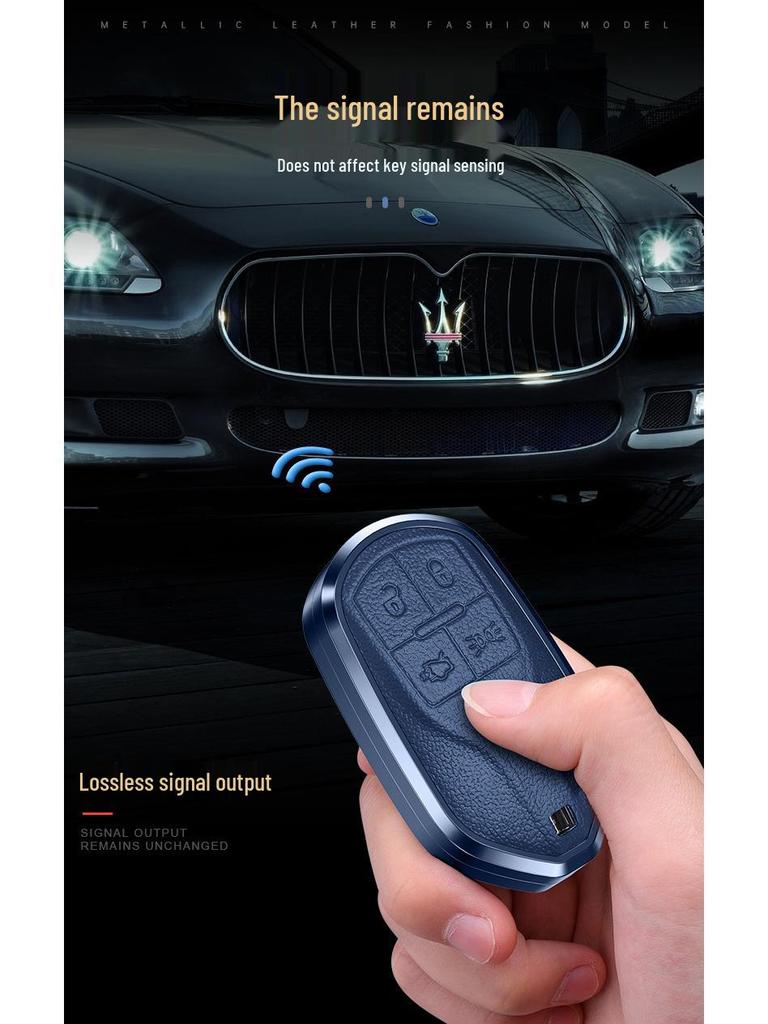 Maserati Levante/Ghibli Premium Key Cover Shell