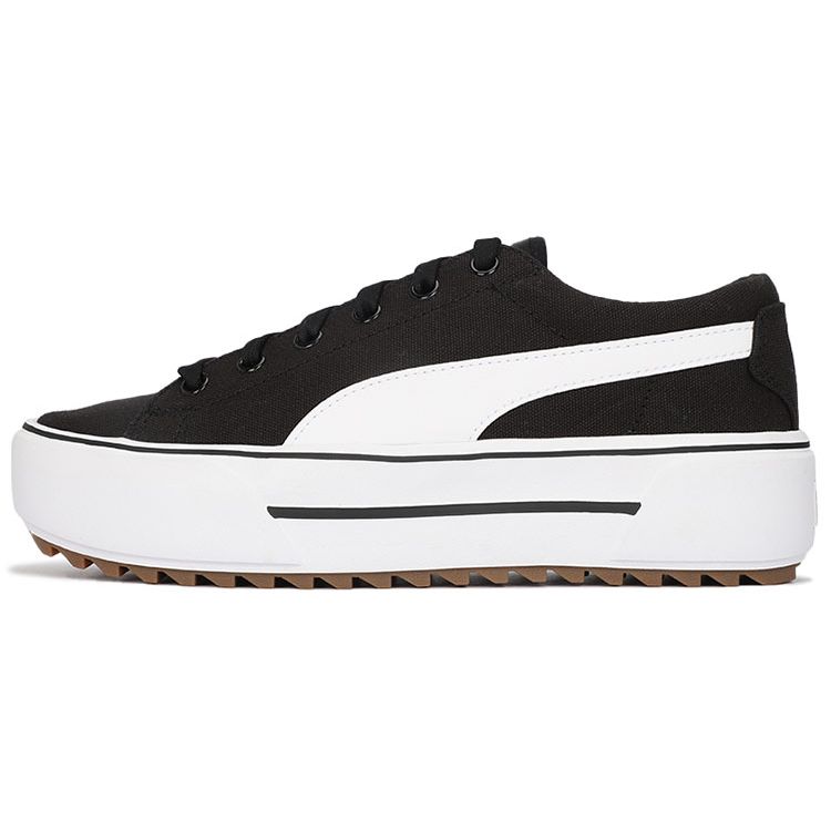 Puma Kaia Platform Black White Women Sneakers Gum 383804-02