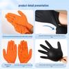 Thickened Non-slip Diamond Texture Nitrile Gloves for Household, Kitchen, Industrial, and Automotive Repair