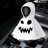 1/6 шт. Хэллоуин Толстовка с привидением Наряды Гуся Декор на ручку переключения передач автомобиля Декор Крыльцо Сад Статуя Гуся Одежда Авто Толстовка с капюшоном Переключение