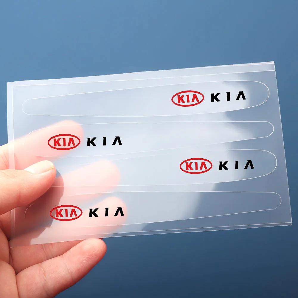 QAXS4 4/8Pcs Transparent Car Door Handle Protective Film Stickers For KIA Sportage Niro Rio Ceed Cerato Soul K6 Sorento Picanto Optima