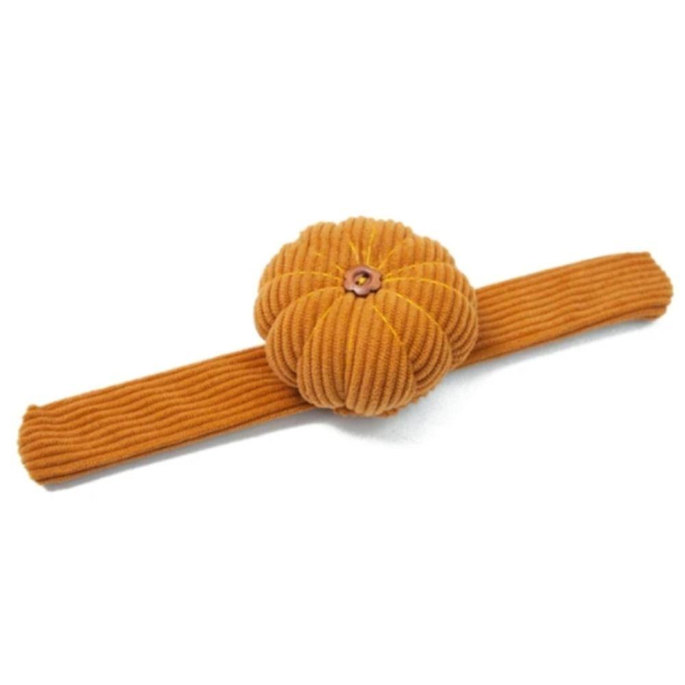 Pumpkin Shaped Wrist Pin Cushion With Elastic Wrist Belt Needle Pillow Needle Cushion Needlework