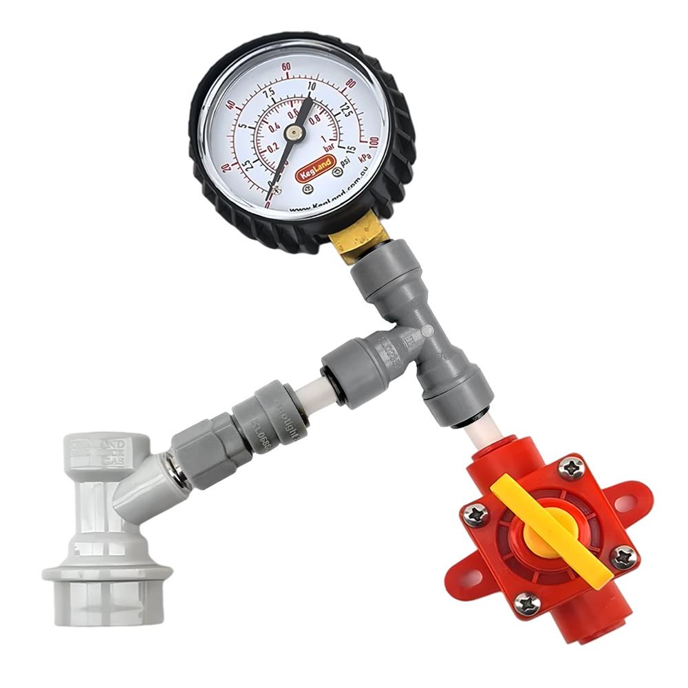 kegland Barware Duotight/Monotight 6.35/8/9.5mm Female Tee Piece Plastic Connector Tube Fitting