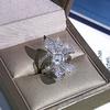 Серебро 925 пробы простое ожерелье-бабочка кольцо серьги корейский трехпредметный женский набор с белым цирконом для вечеринки дня рождения ювелирный подарок