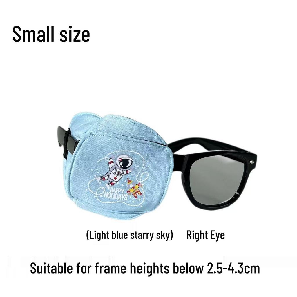 Детский патч для глаз из чистого хлопка при амблиопии для послеоперационных тренировок зрения и коррекции косоглазия/дальнозоркости