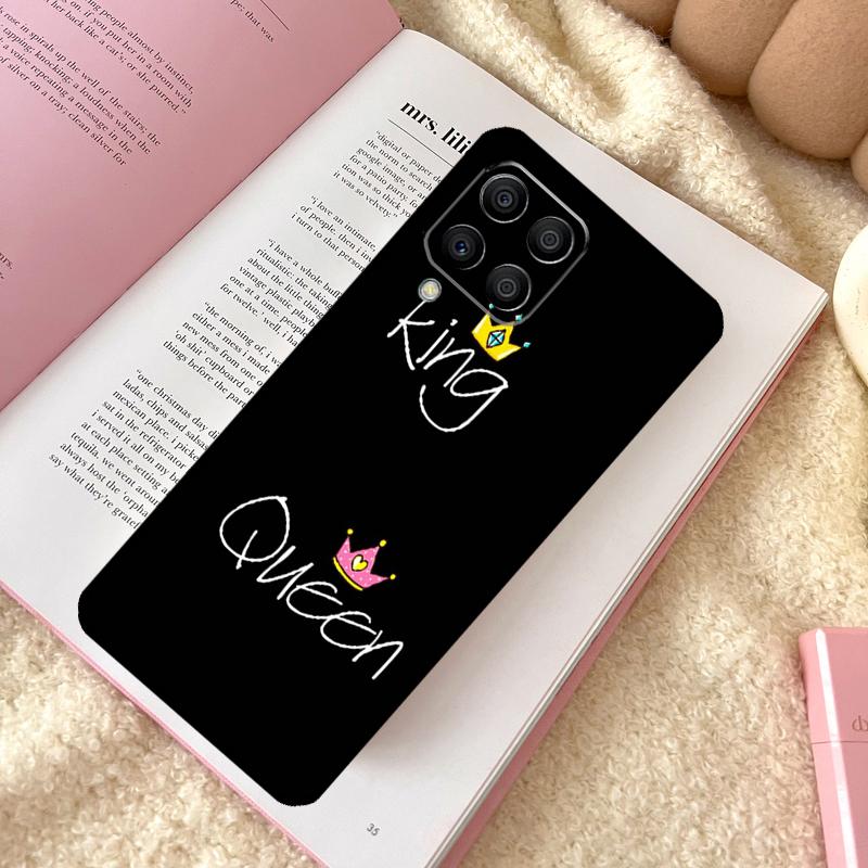 Чехол с короной Короля и Королевы для Samsung Galaxy M31 M13 M11 M12 M14 M15 M06 M16 M36 M56 M53 M32 M52 M35 M55 M34 M54