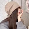 Девочки шнурок ленивый стиль многослойная шапка дети осень и зима мода новая холодная шапка