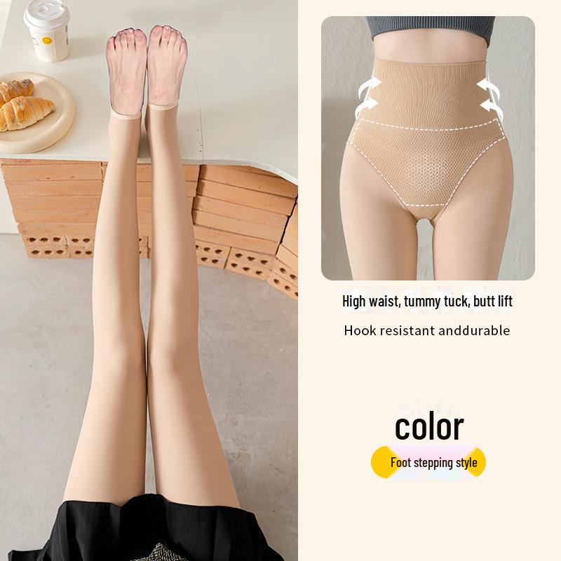 «Женские бархатные теплые колготки с защитой от зацепов — прозрачные, легкие чулки и утолщенные леггинсы для верхней одежды»