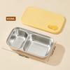 WORTHBUY 304 Stainless Steel Lunch Box With Lid Portable Fruit Salad Food Container Stackable Leak Proof Bento Box For Student