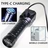 Перезаряжаемый светодиодный фонарик с 3 режимами, быстрая зарядка Type-C, 4 светодиодный фонарь, портативный фонарик для ночной работы и использования в чрезвычайных ситуациях