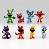 8PCS Smiling Critters Game Figures Model PVC Catnap Catnat Anime Figurine Model Birthday Gifts Toys
