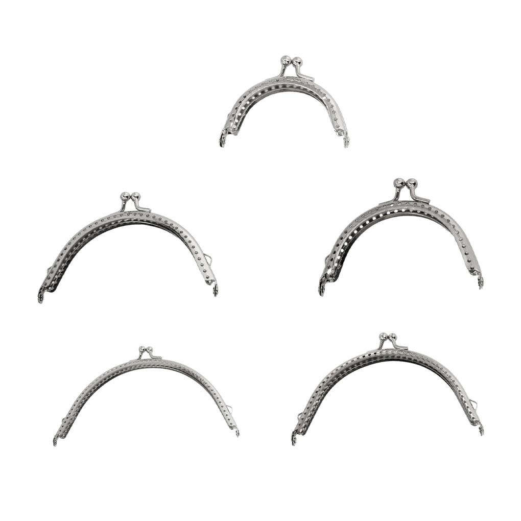 Изысканные узоры из 2 предметов, металлическая рамка для кошелька, застежка-поцелуй, замок, легко крепкий и долговечный, широко используемый