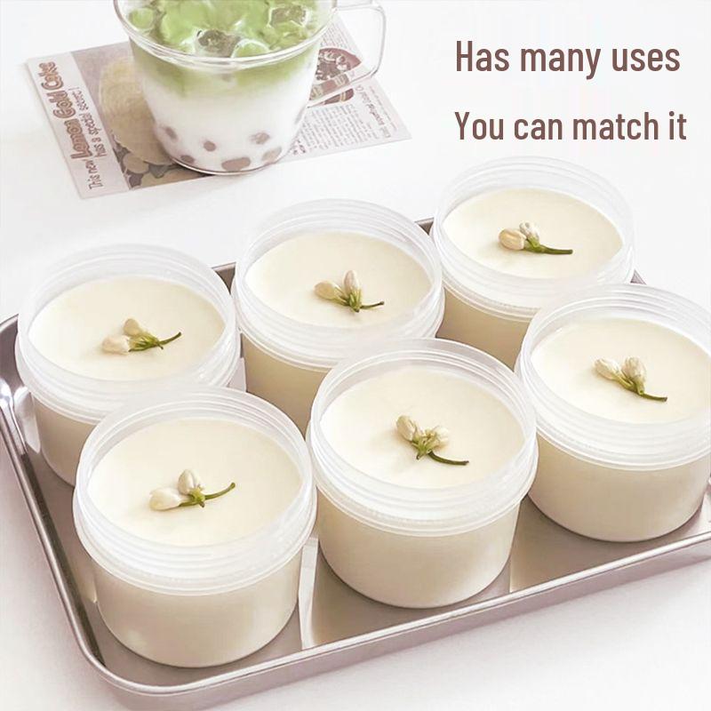 Большой стаканчик для йогурта и желе холодного заваривания пищевого качества с пудингом и мороженым Скидка