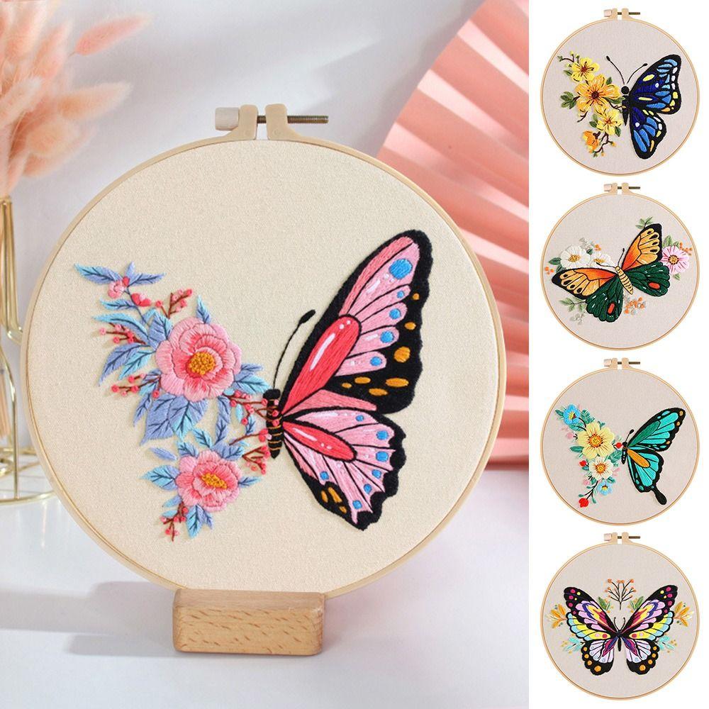 Игла Нить Швейные Принадлежности Иглопробивная Вышивка Цветами Вышивальный Пяльцы Набор для Вышивания Крестиком