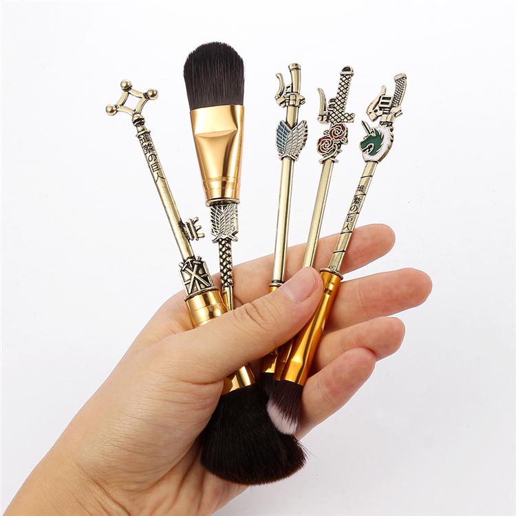 Starwars the Legend of Zelda Metal Anime Makeup Brush Harry Anime Cool Make up Brushes Professional Brushes