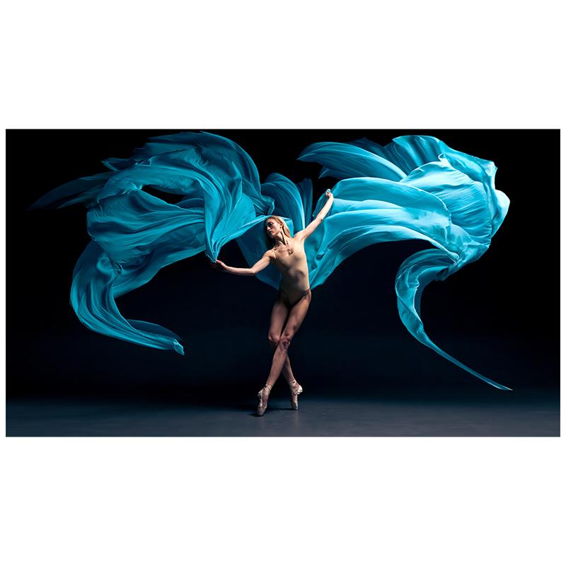 Элегантный Танец Современного Искусства Женщина Боди-Арт Картина Маслом Холст Картины Куадрос Фон Украшения Стены