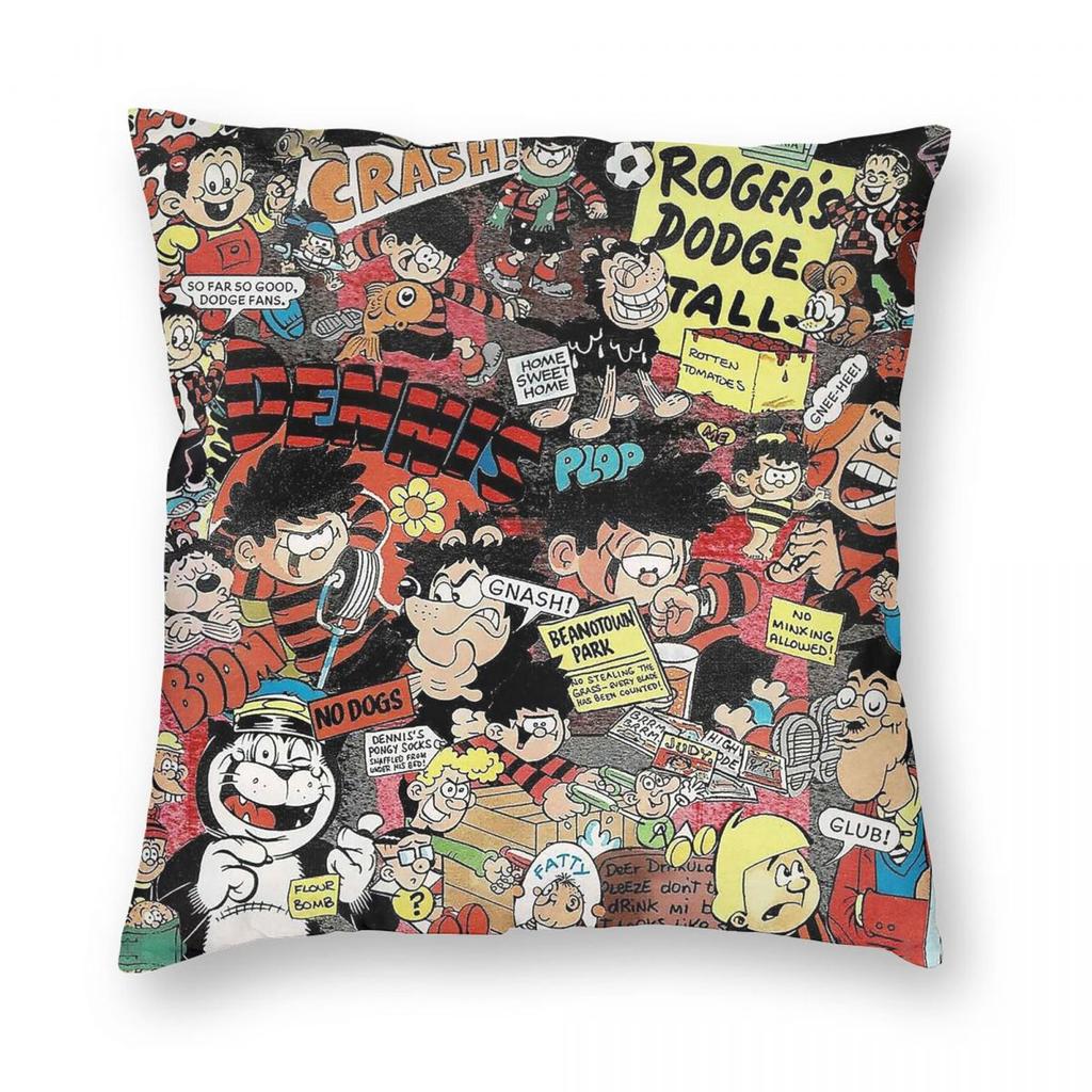Beano Roger The Dodger Square Pillowcase Polyester Linen Velvet Pattern Zip Decor Pillow Case Car Cushion Cover