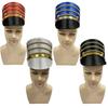 Gold Trim Strips Drum Major Master Hats Hat-nutcrackers Soldier Top Cap  Costume Accessories