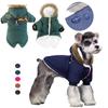 Pet Dog Clothes Winter Warm Dog Windproof Coat Dogs Jacket Thicker Cotton Coats Padded Chihuahua Bulldog Apparel Pet