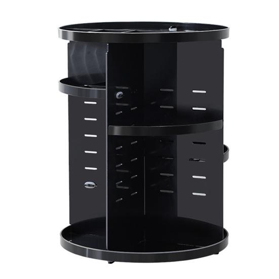 Органайзер для косметики, вместительный многоцелевой прозрачный вращающийся на 360 градусов органайзер для косметики
