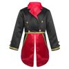 Boys Prince Costume Long Sleeve Turn Down Collar Tuxedo Jacket Tailcoat Halloween Cosplay Party Outfit