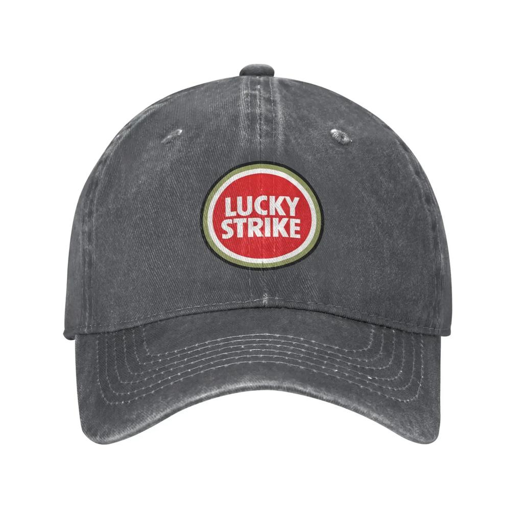 Lucky Strike Letters Troye Sivan Музыка Спорт Ретро Ковбойские Стирка Бейсболки Мужские Джинсовая Уличный Стиль Шляпа Для Походов Мужская Папина Кепка