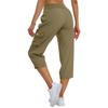 Womens Capris With Pockets Loose Fit Casual  Pants Dressy Lightweight Ladies Baggy Cargo Pants For Hiking