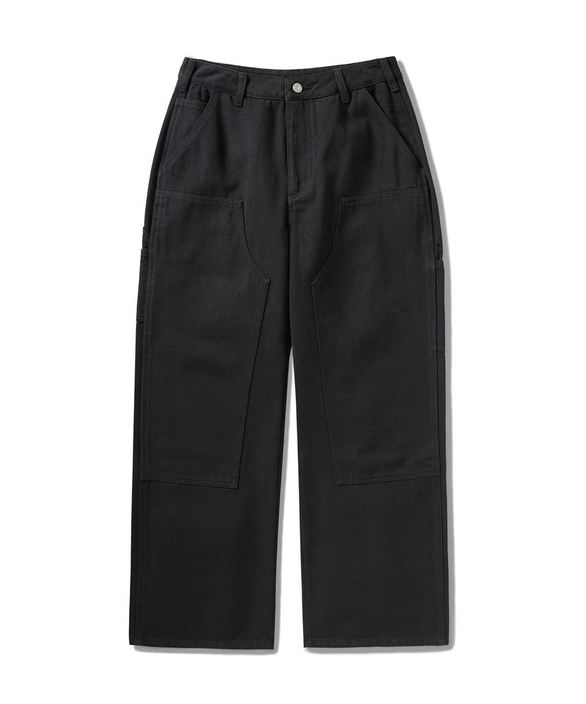 MINIMALPROJECT Wide Carpenter Cotton Pants Mpt118 [Black]