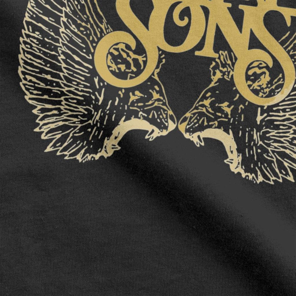 Всесезонная мужская женская рубашка Rock Rival Sons Metal Band, одежда, музыка, топы из чистого хлопка, футболка, новинка