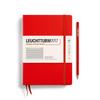 Leuchtturm A5 Grid Notebook, Red, 312564, Officially Imported