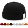 Men's Cotton Brimless Skullies Vintage Urban Street Docker Hats Multipurpose Miki Beanie Hat