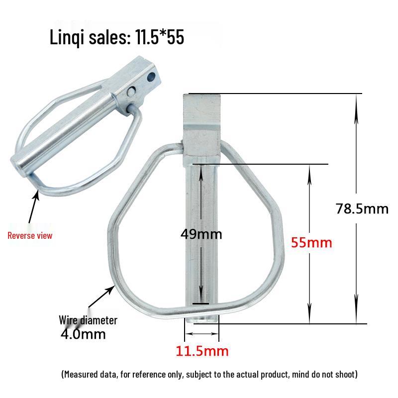 DIN11023 Прочная чека безопасности O-Pin Штифт для сцепки роторной косилки Пружинный штифт.