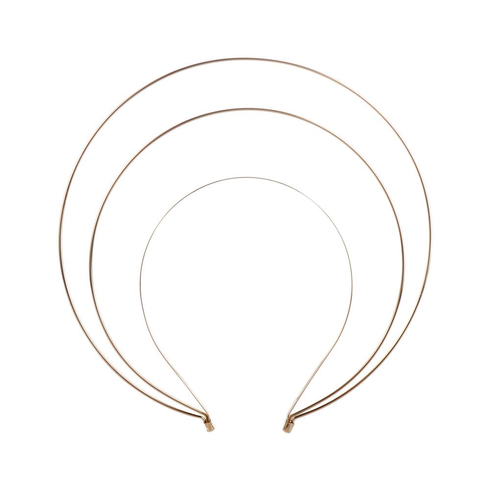 Обруч для волос Многослойный Ангел Золотой Ободки Свадебный Свадебный Ободок Корейский Обруч для волос Гало Корона для волос Женский DIY Ободок Тонкий