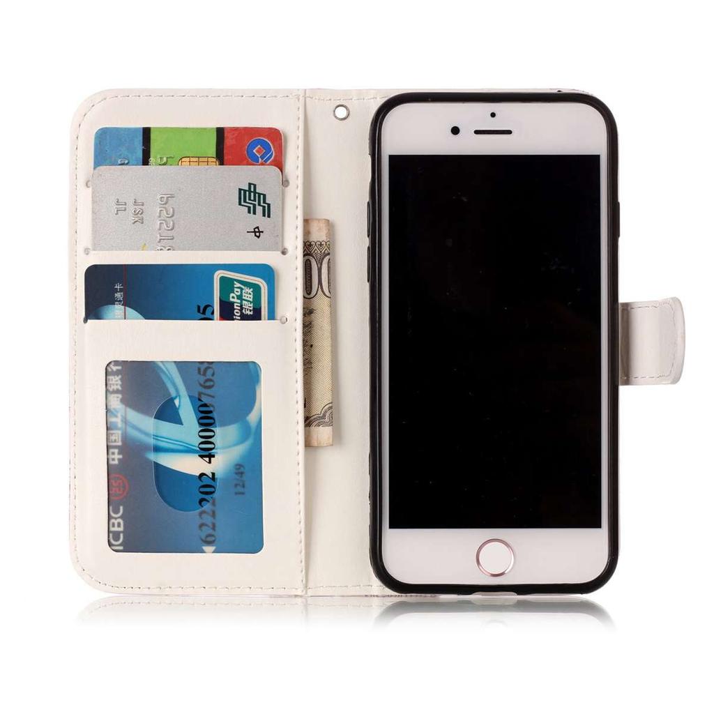 Purple Flowered Butterfly Shockproof Card Slots PU Leather Wallet Case for iPhone,Samsung,Huawei,Xiaomi,Moto,Tecno,Google,Nokia,Oppo,ZTE,Blackview...