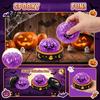 Spooky Pumpkin Fidget Toy 1/5Pcs Halloween Dumpling Squeeze with Steamer, Eyeball Ghost Holiday Party Favors Skull for Relieve Stress, Stress Relief