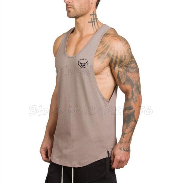 Muscleguys Мужская майка для фитнеса, тренажерные залы, стрингеры для бодибилдинга, майка, брендовая одежда, майка без рукавов, мужской жилет