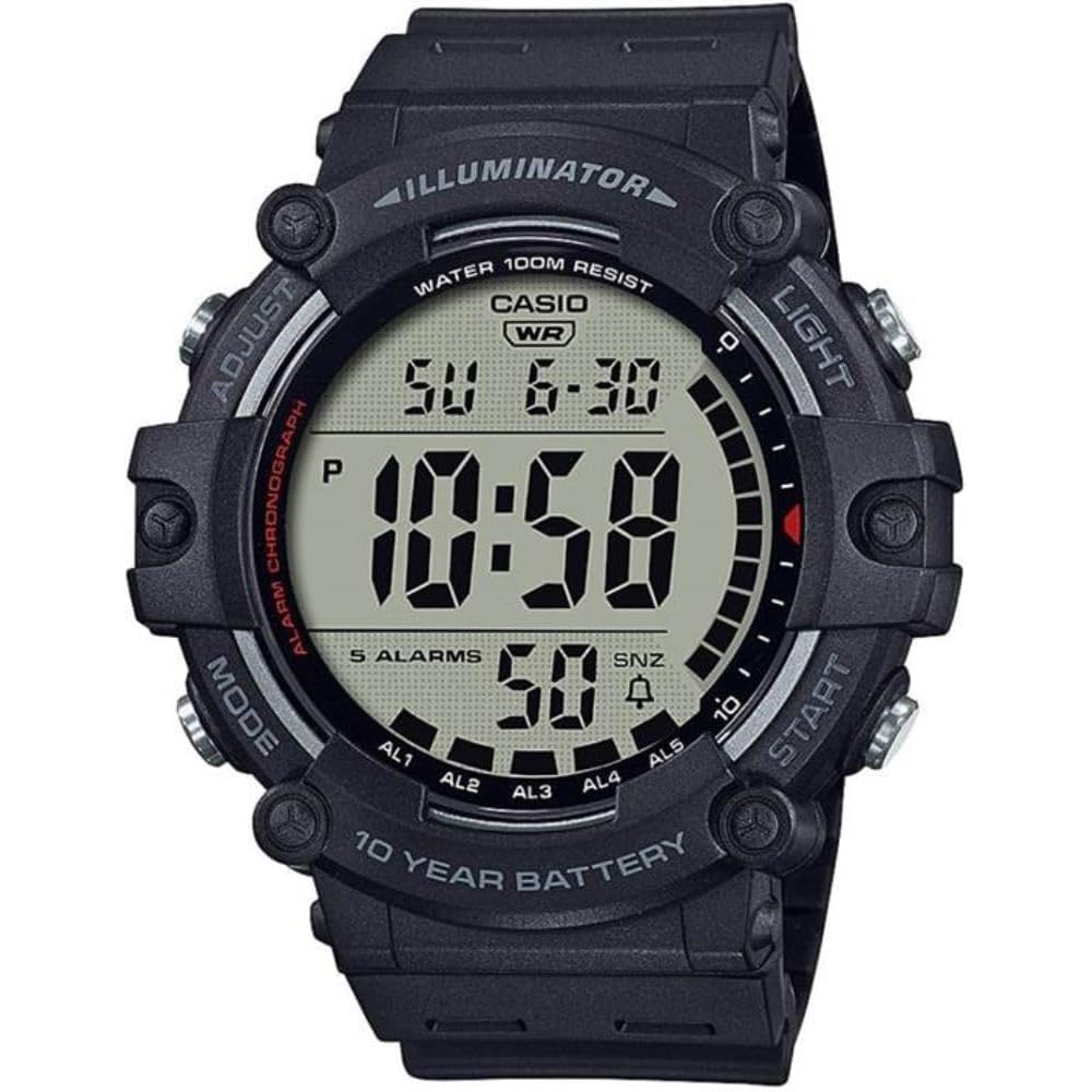 Casio AE-1500WH-1AV Men's Digital Watch Black Standard Model Lightweight Design