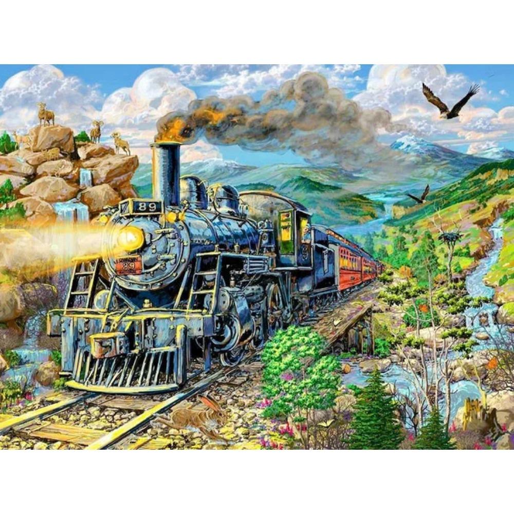 Алмазная живопись Art Full Drill Снежный дом Алмазная картина Ручная работа Снежный день Diy Алмазная мозаика Картина Украшение дома Рождественский подарок