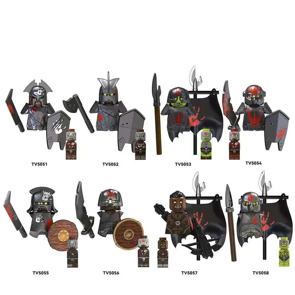 TV6411 Cartoon model minifigure Assemble compatible Puzzle Dolls Mini Action Figures Series Decoration Toys Kids Birthday Gifts