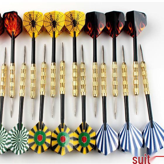 In Stock: 18-Piece Iron-Plated Copper Darts Needles Set, Total Length 152mm