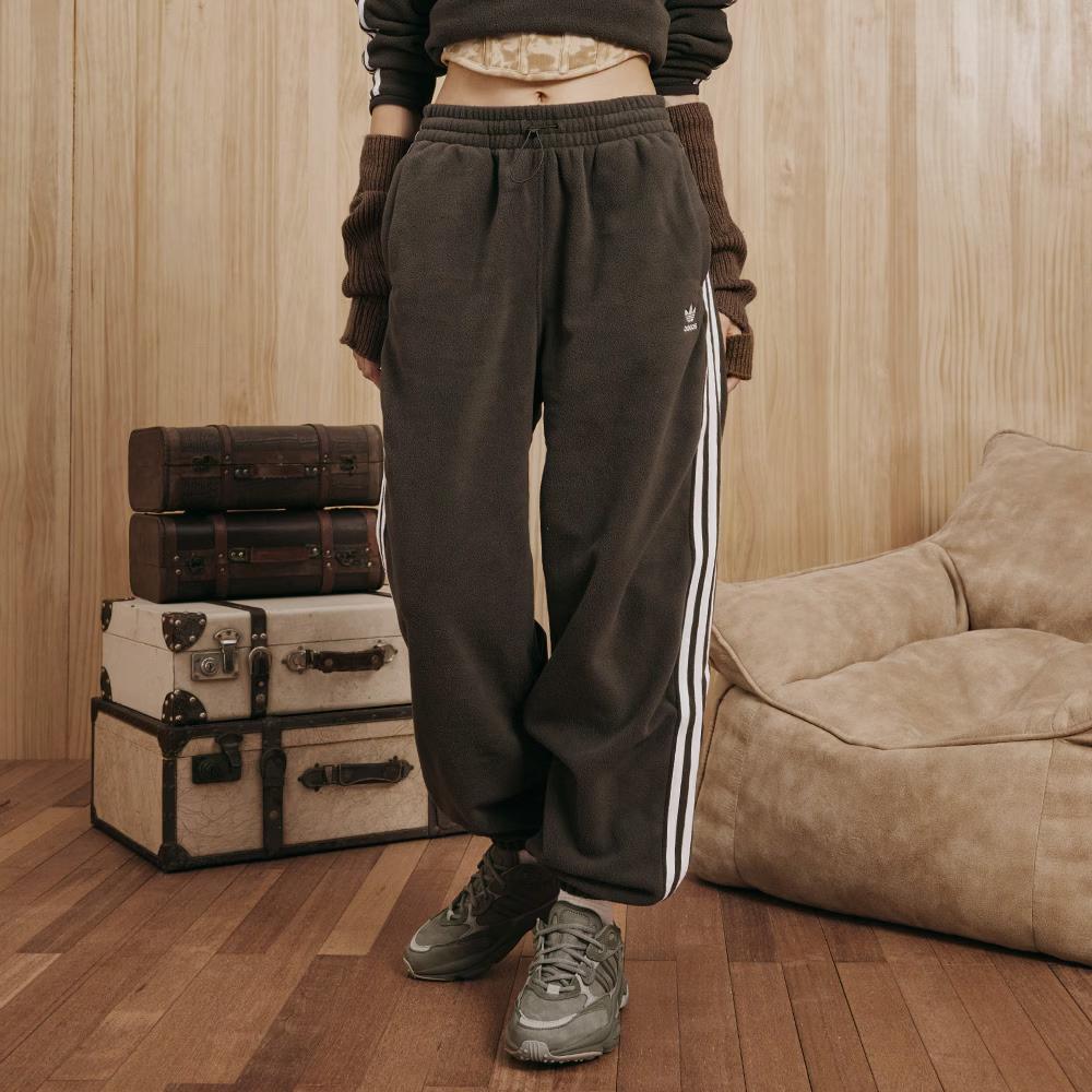 adidas Оригинальные спортивные штаны Adicolor Track Joggers, свободные, мягкие, удобные, модные, ретро, спортивные, трикотажные, женские, коричневые, IY7835