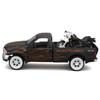 Maisto Ford 1999 Super Duty 2002 FXSTB Night Train Black Custom Series Diecast Model Car Finished Product 32181 1/27 F-350 & Harley-Davidson /